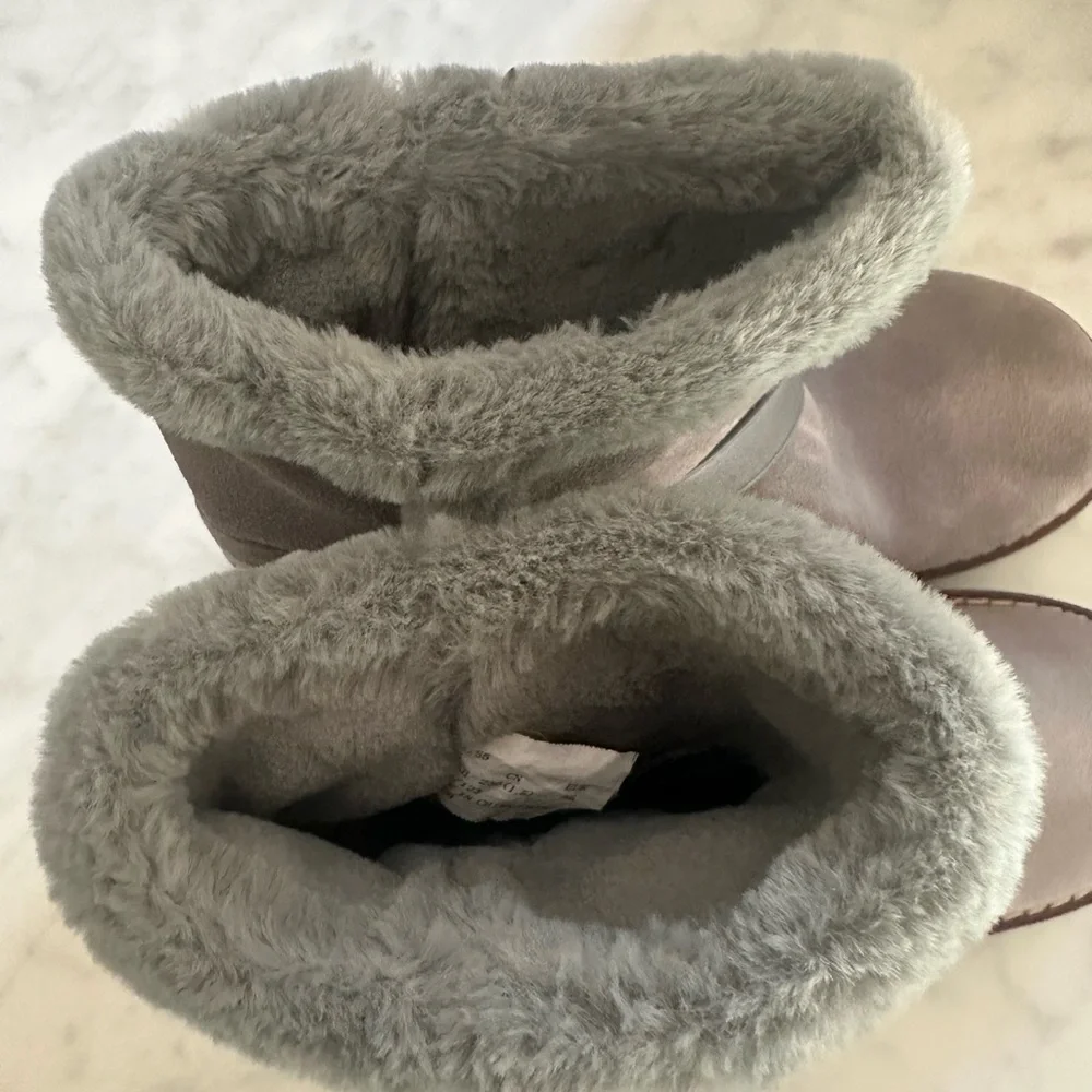 Coach Suede Boots Gray Size 5.5. - Picture 4 of 5